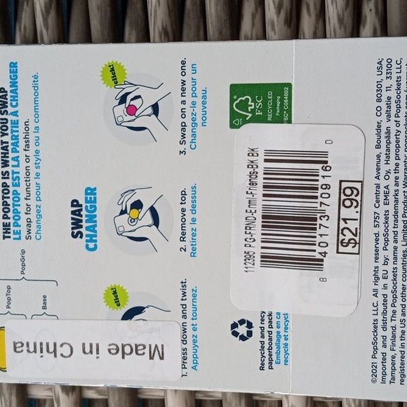 New! Popsockets: Pop Grip with FRIENDS logo - Picture 8 of 8